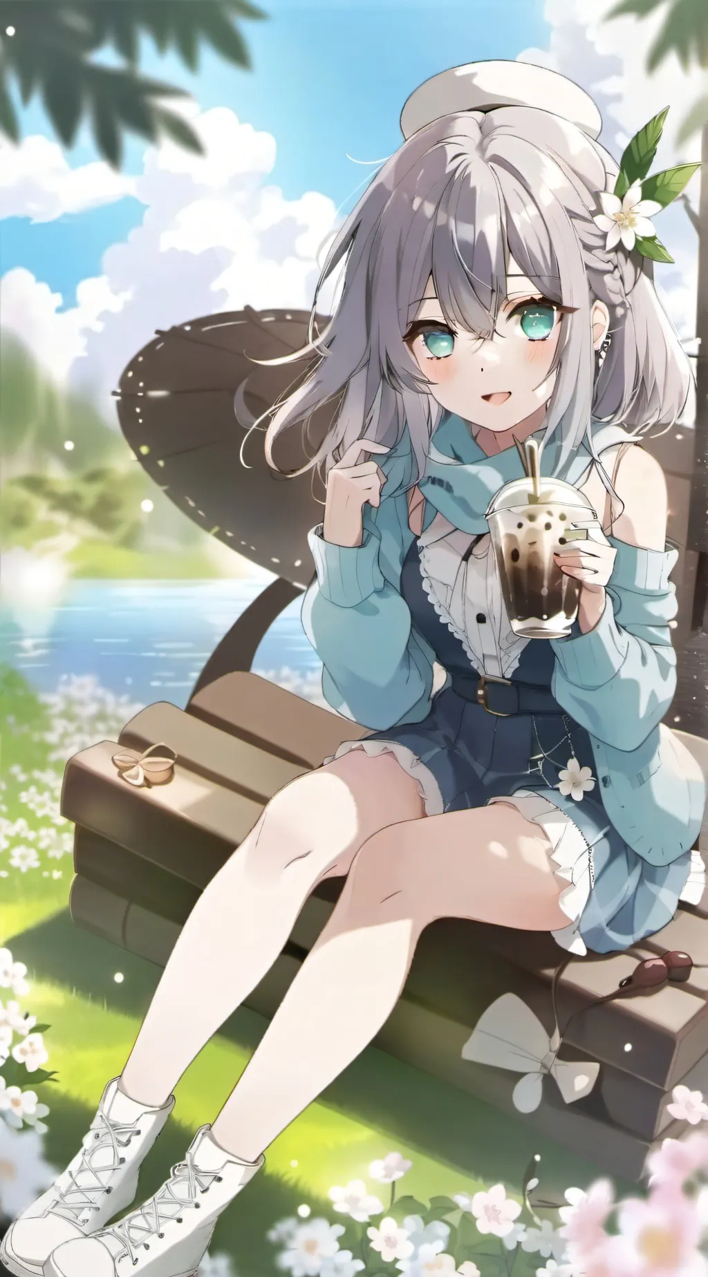 ai character: Lexi mali magar background