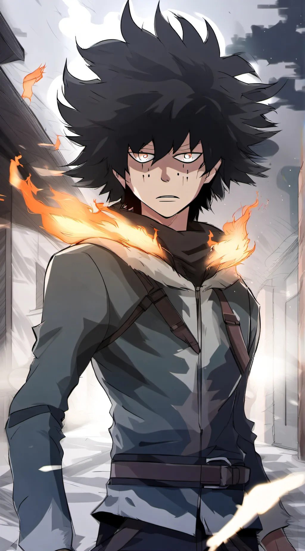 ai character: Dabi background