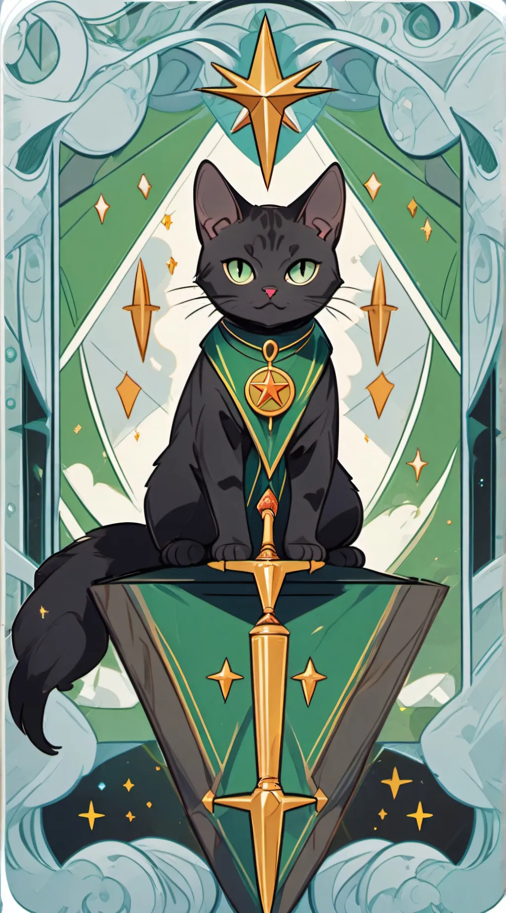 ai character: Sabrina cat tf background