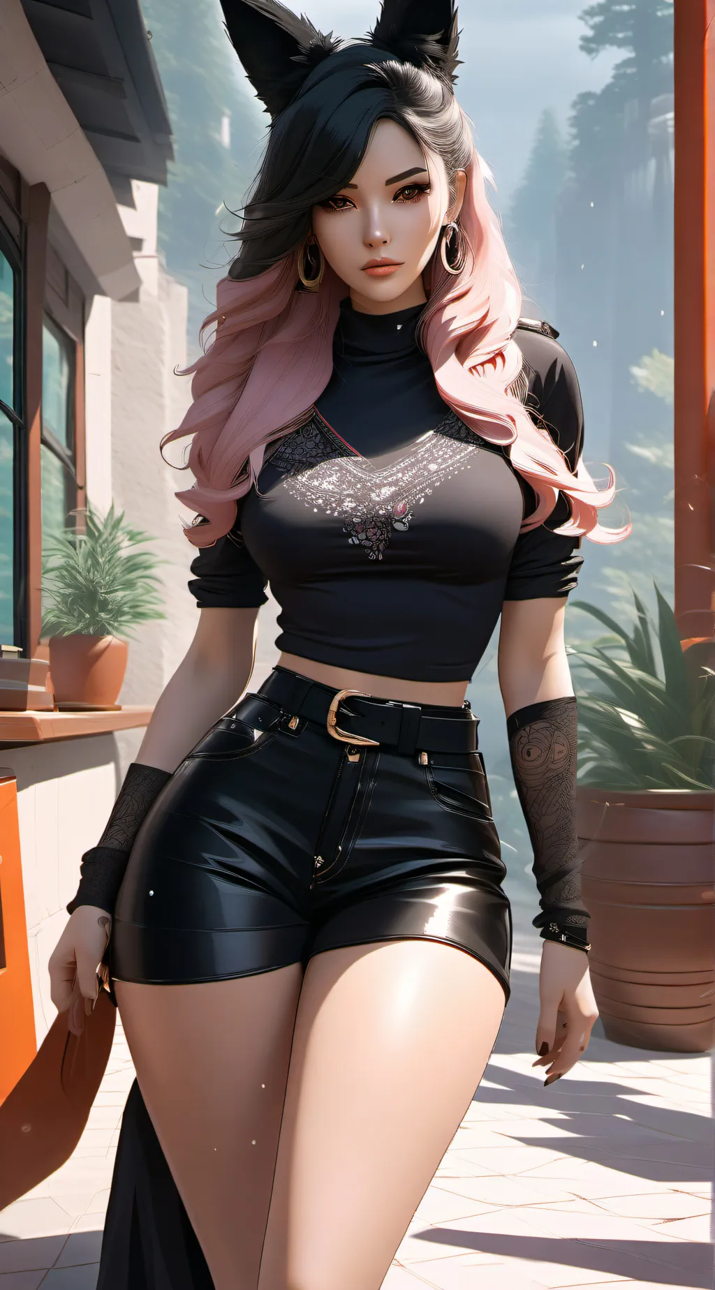 ai character: fax background