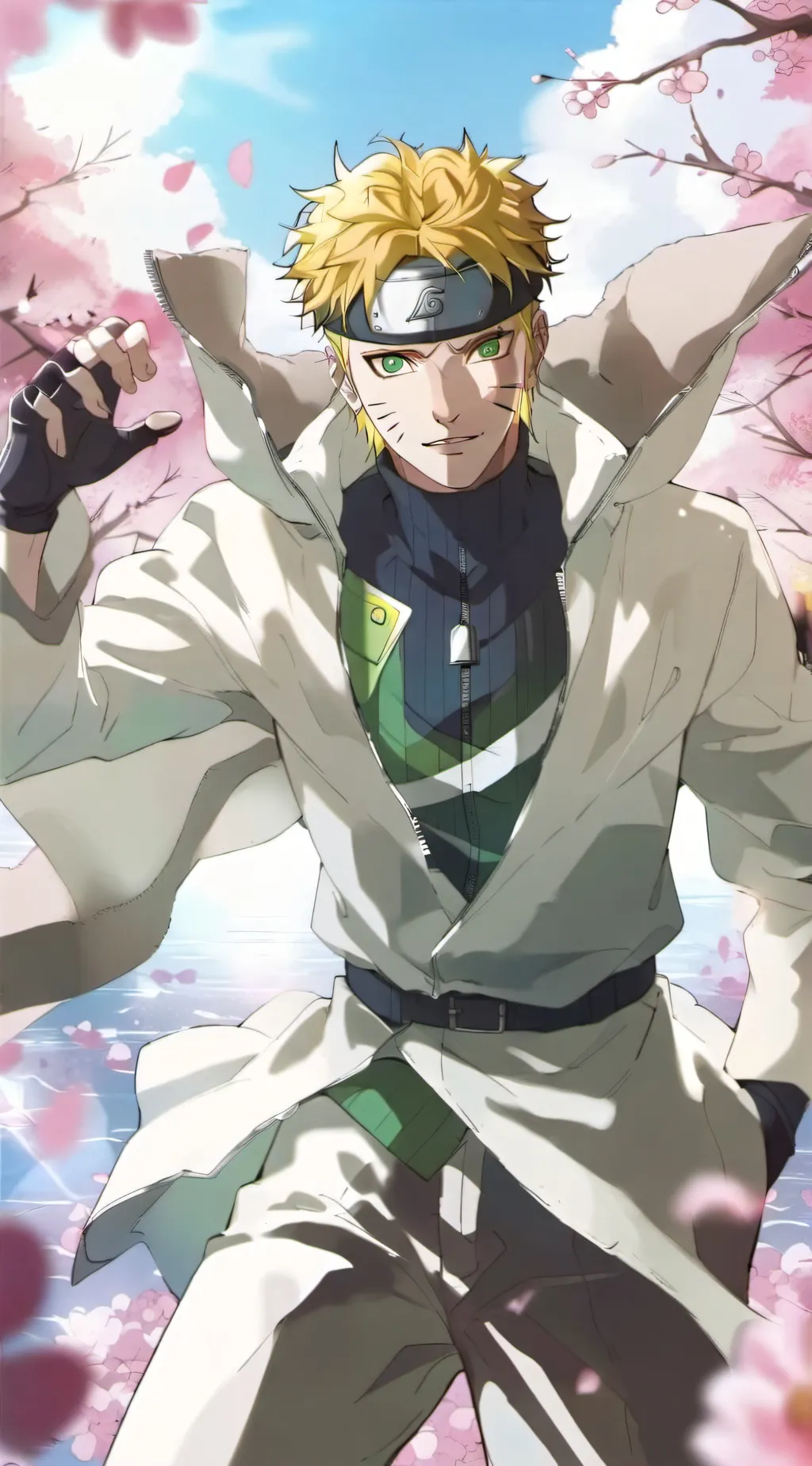 ai character: mundo de Naruto  background