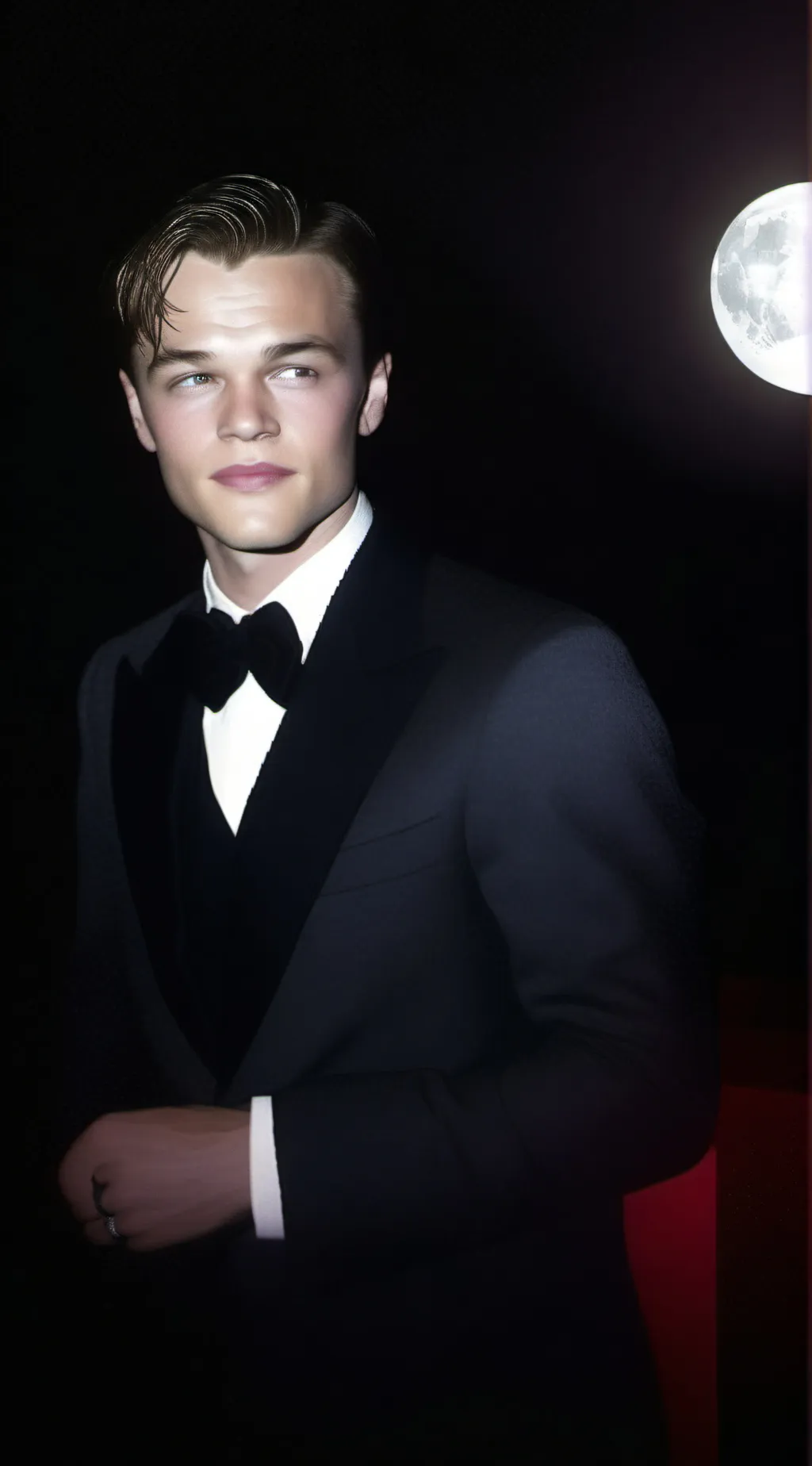 ai character: Leonardo Dicaprio  background