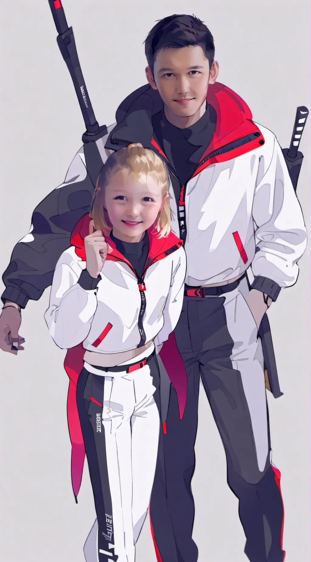 ai character: Coraline and Domin background