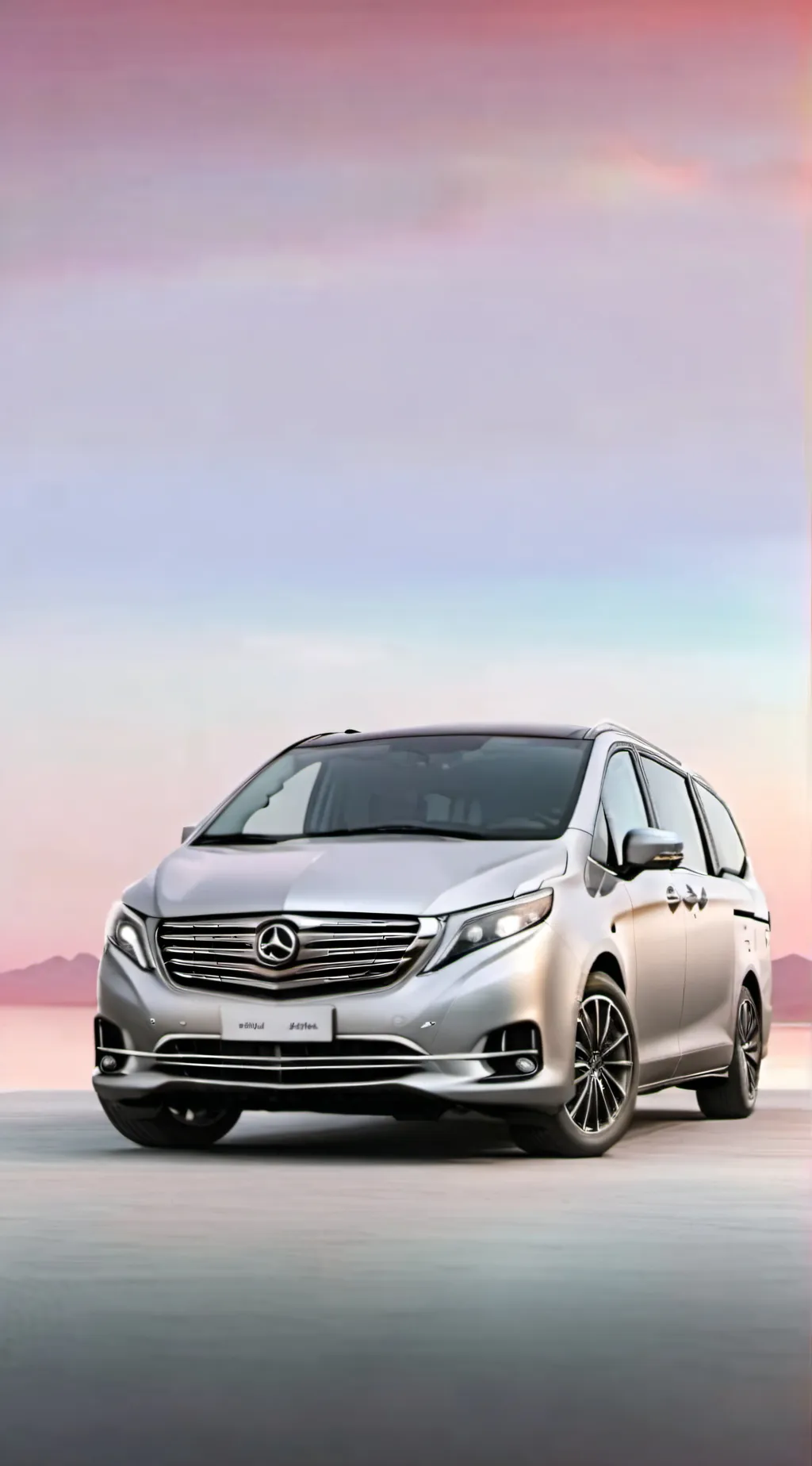 ai character: mini van  background