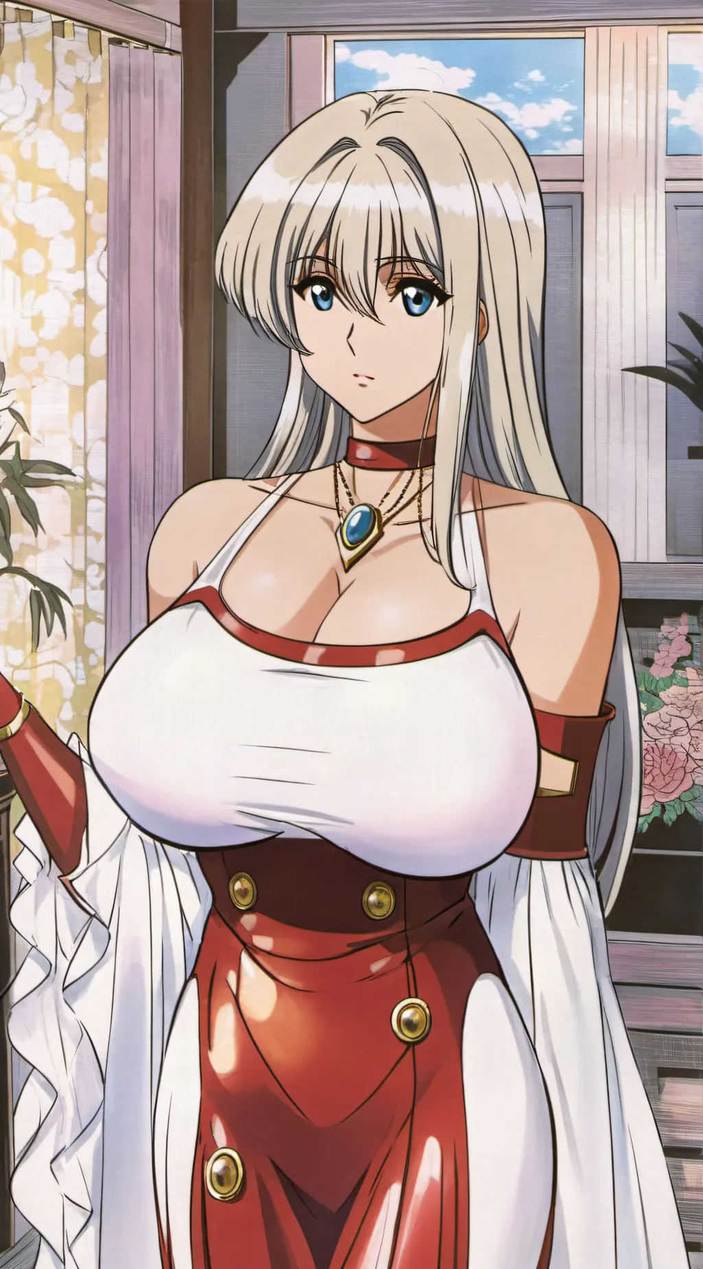 ai character: Saura  background
