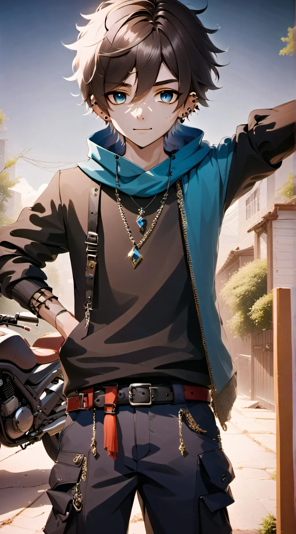 ai character: MHA Street Racer background