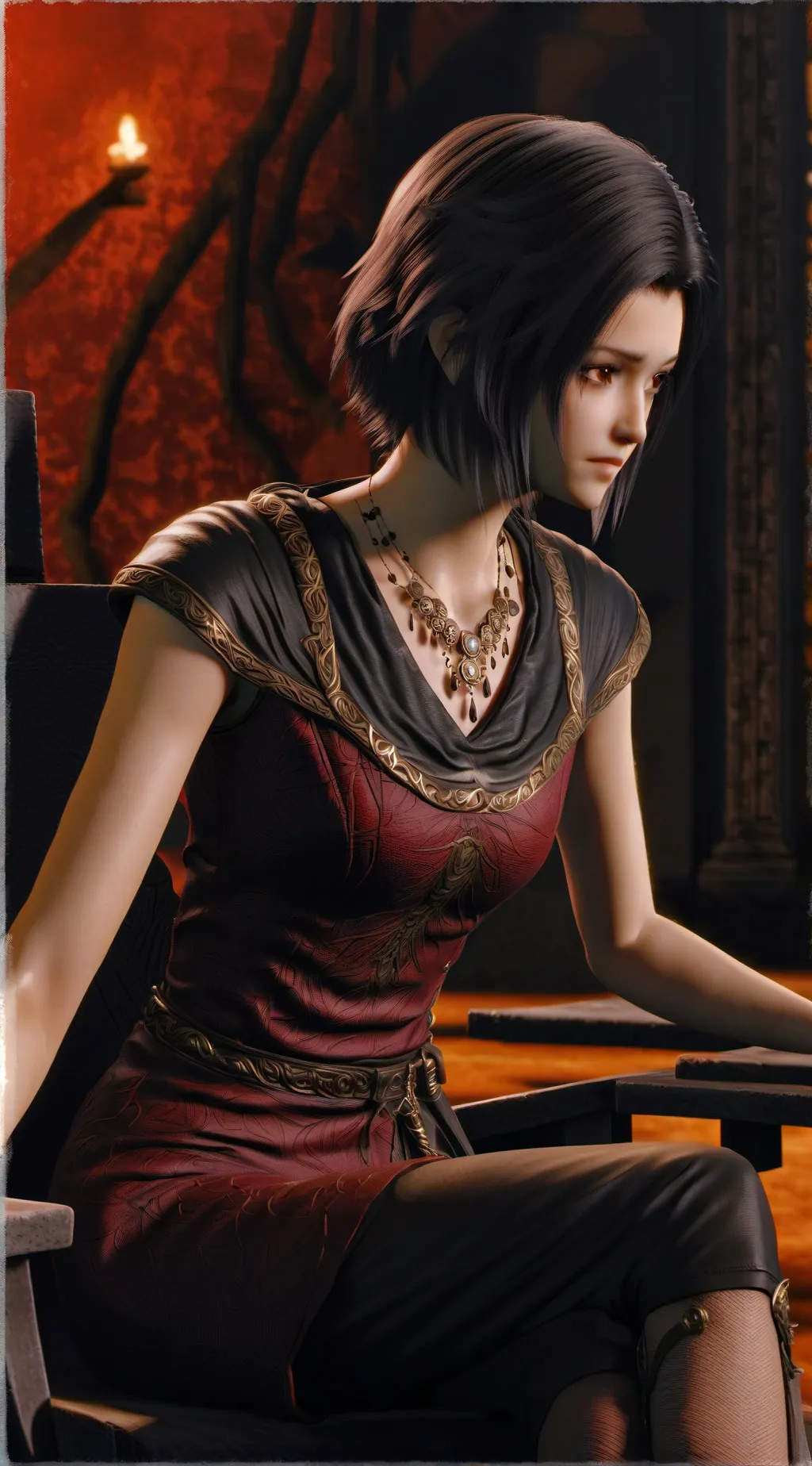 ai character: Dead teacher_maria background