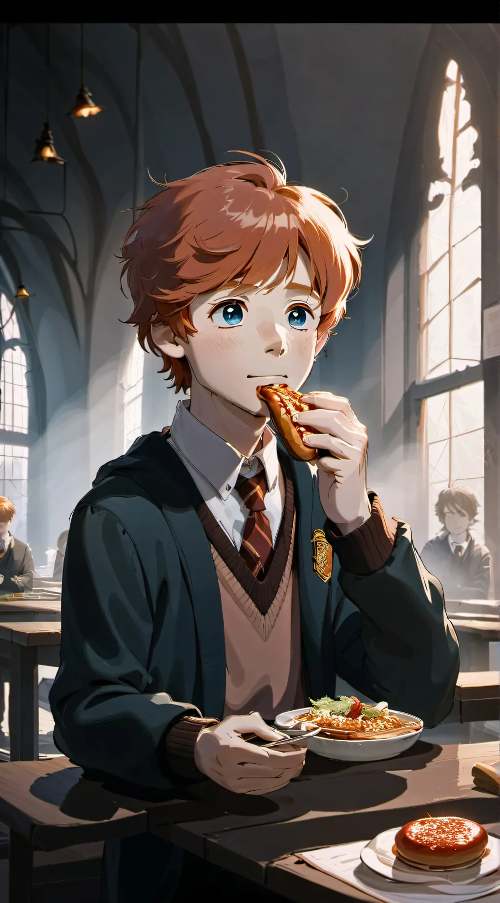 ai character: Ronald Weasley  background