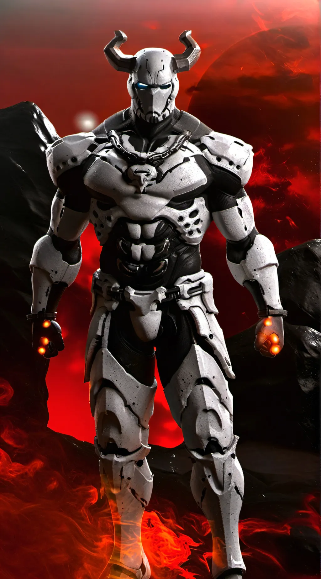 ai character: minos prime background
