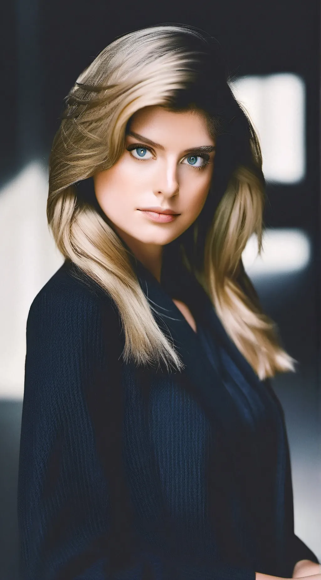 ai character: Kathy Scotland  background
