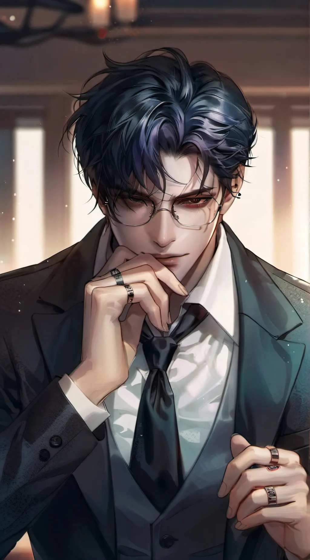ai character: Theo background