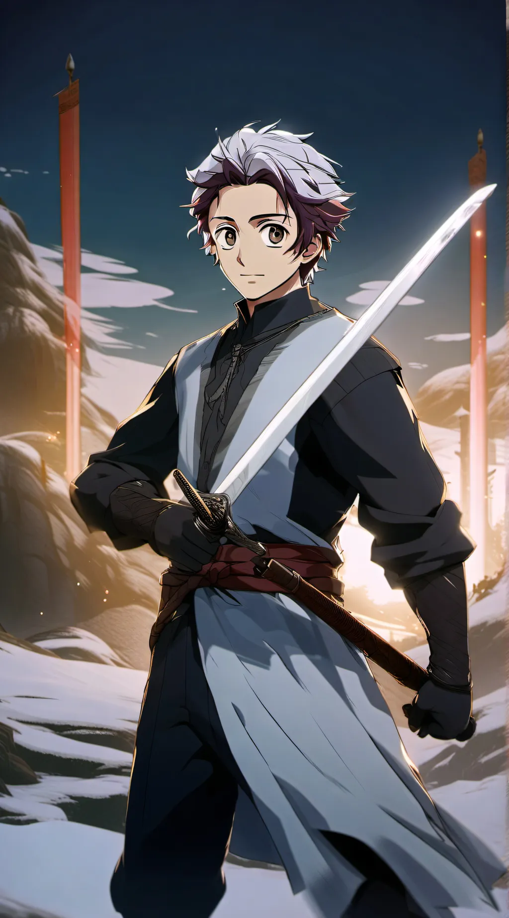 ai character: Konjuro Kamado background