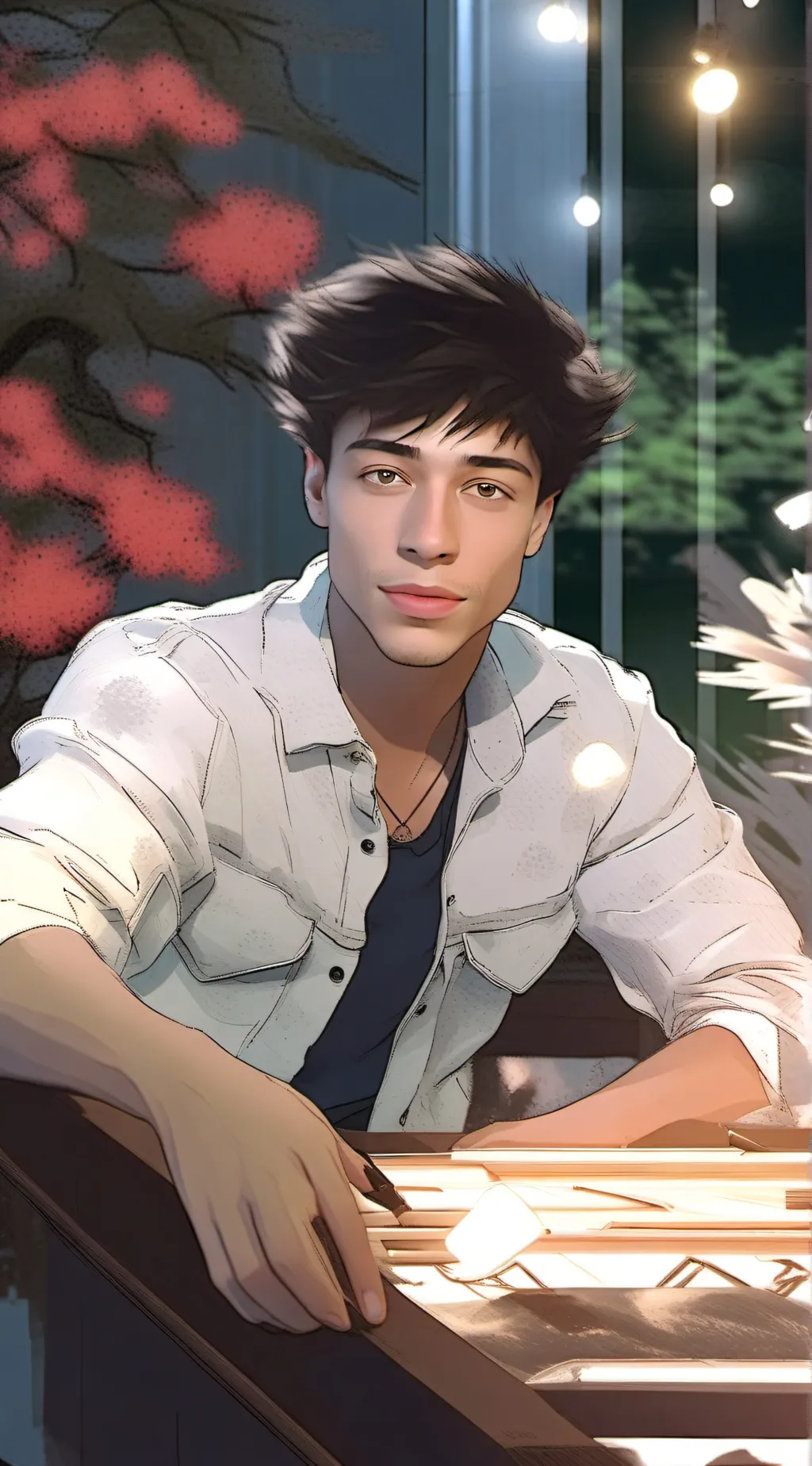 ai character: Eddie  background