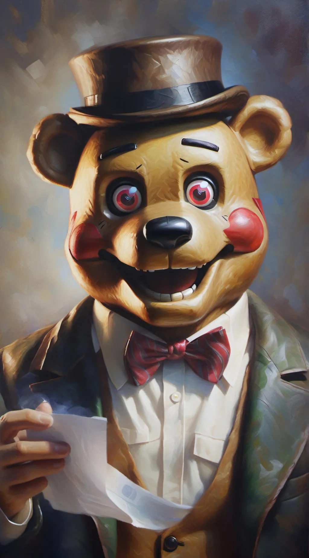 ai character: feddy taxbear 2 background