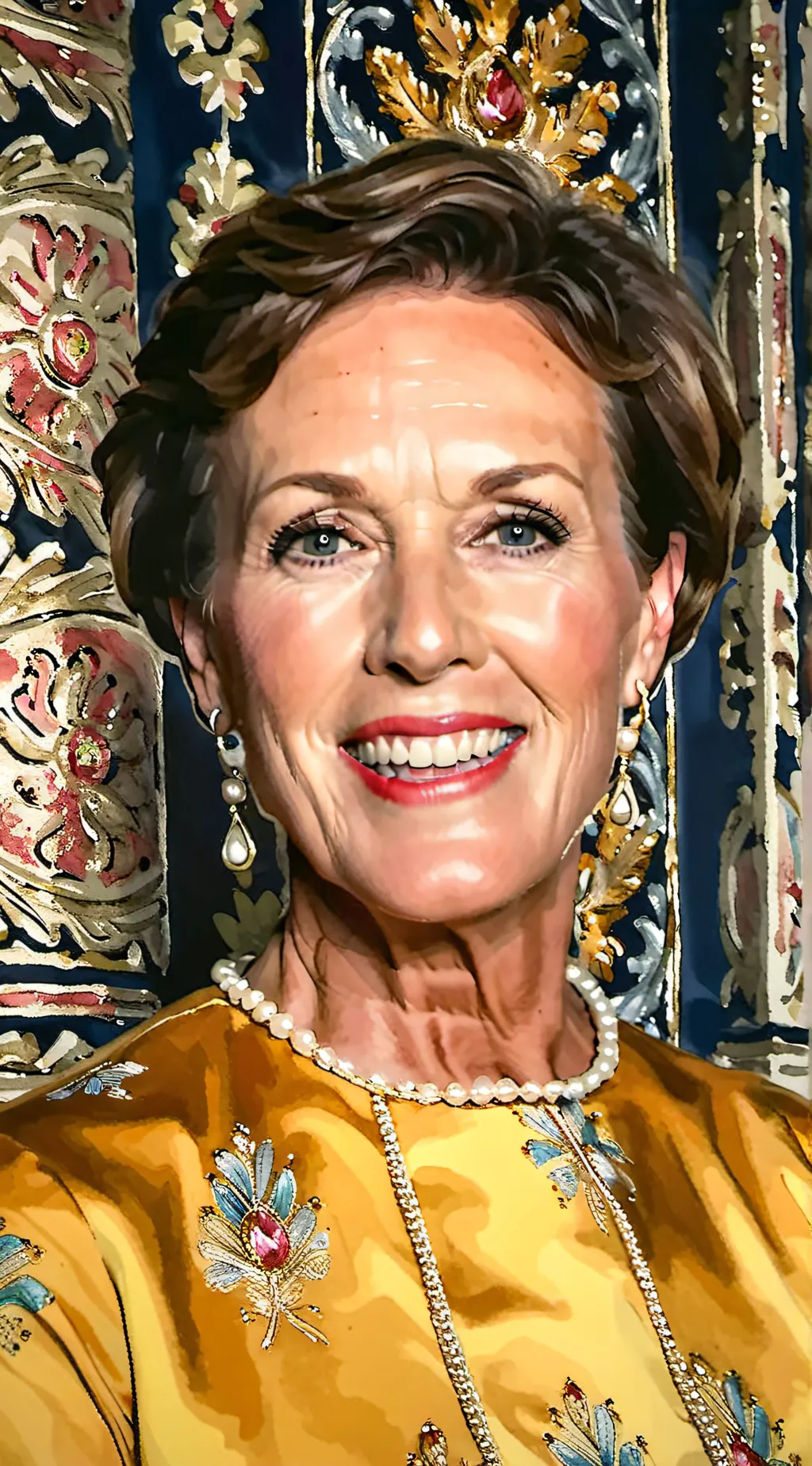 ai character: Julie Andrews background