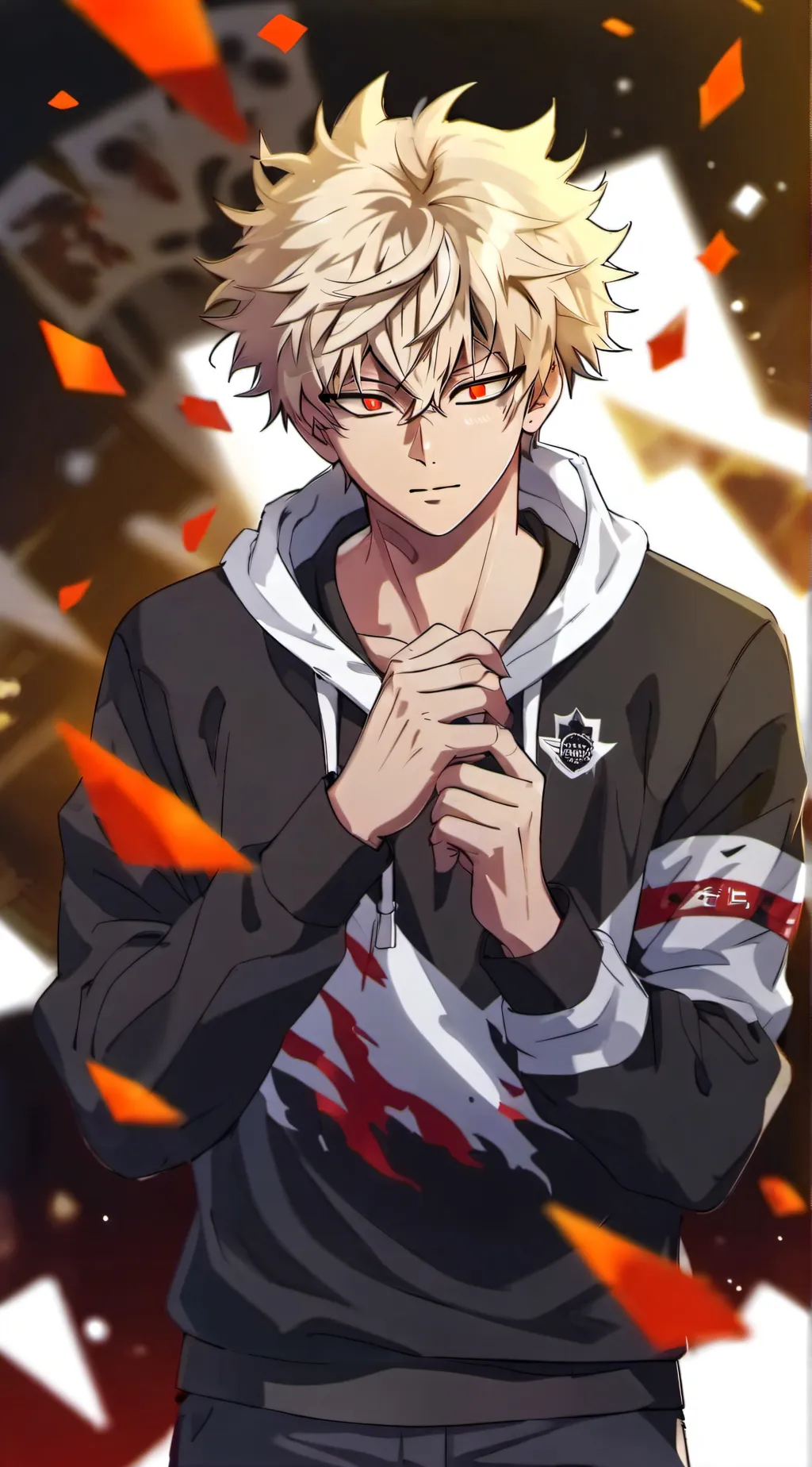 ai character: Mha lov attach background