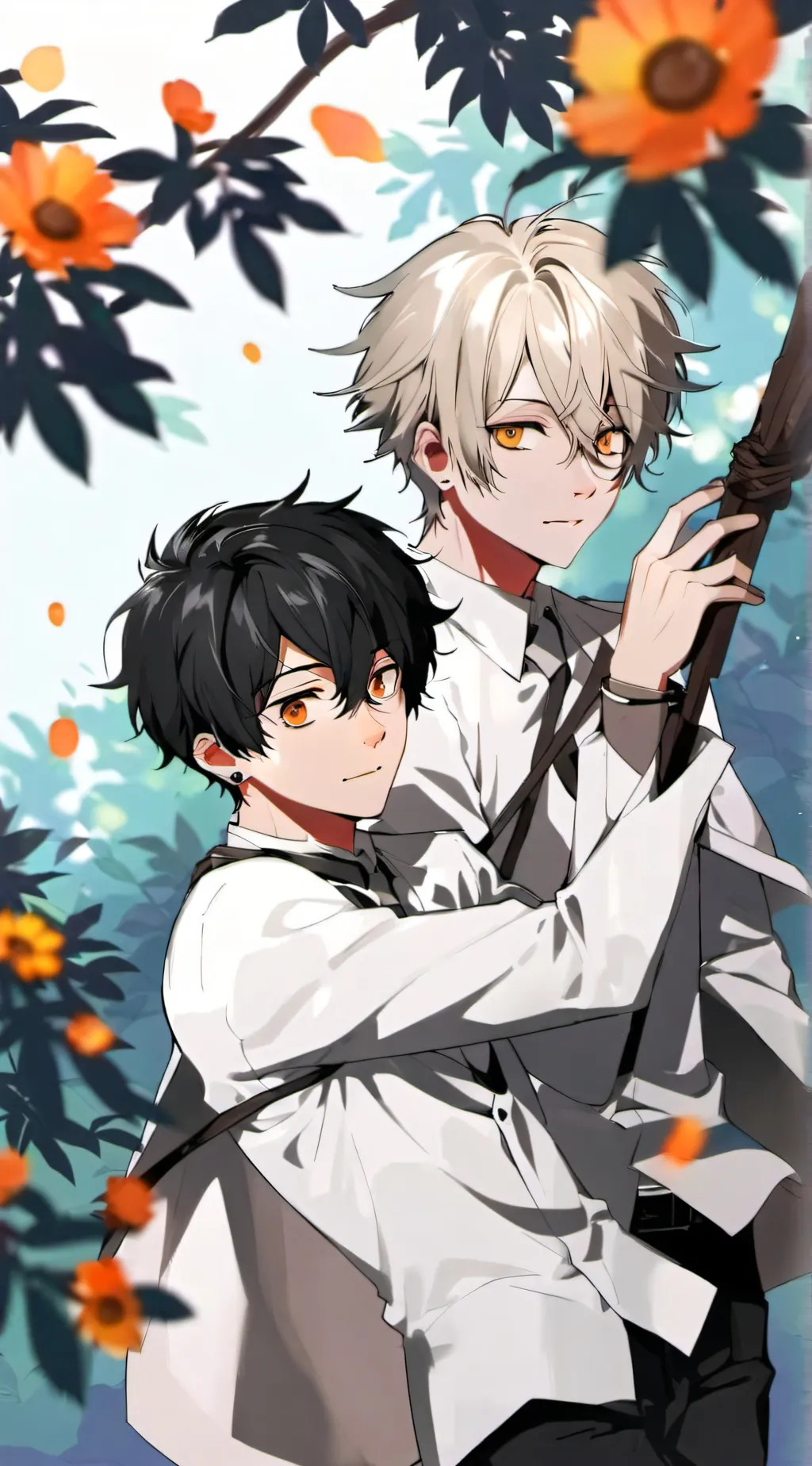 ai character: Norman x ray background