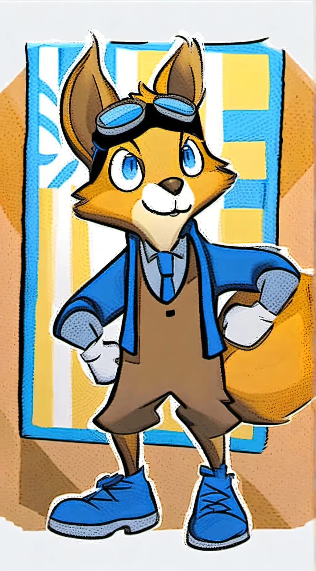 ai character: Ray The Squirel  background