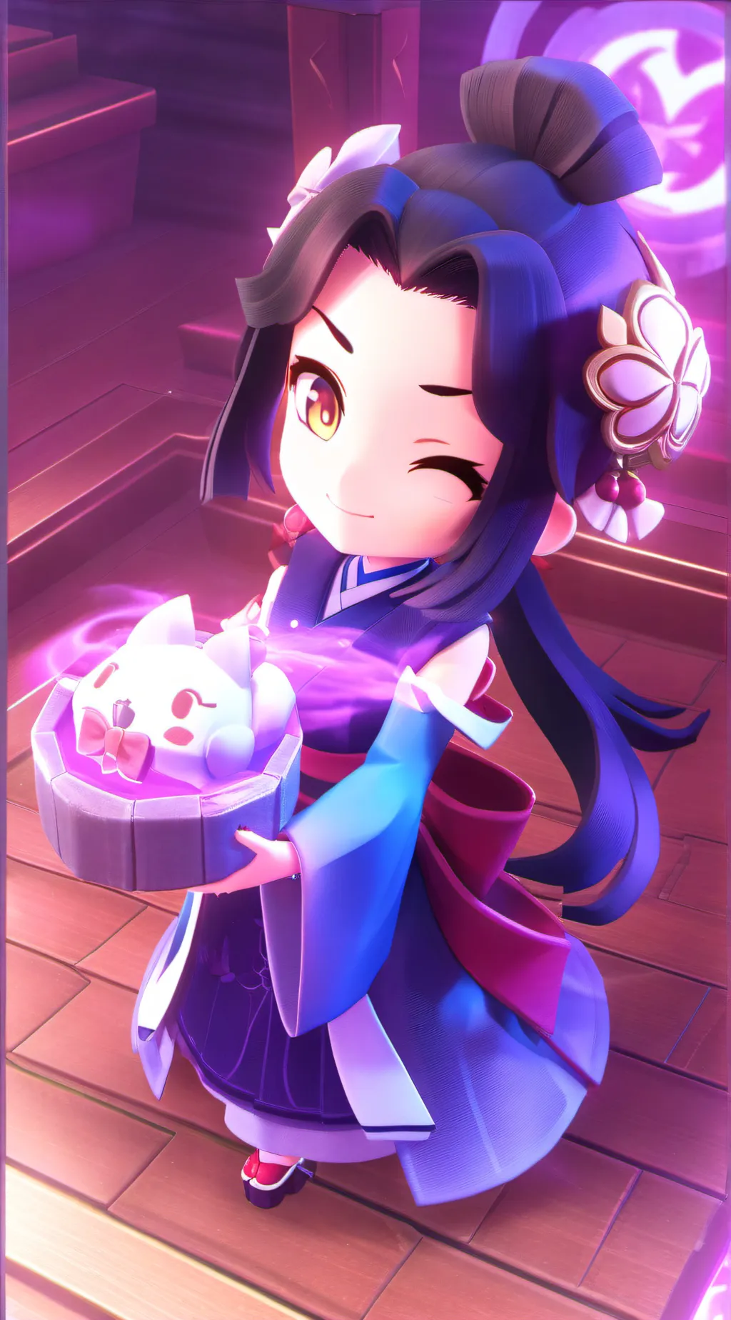 ai character: shinobu kocho background