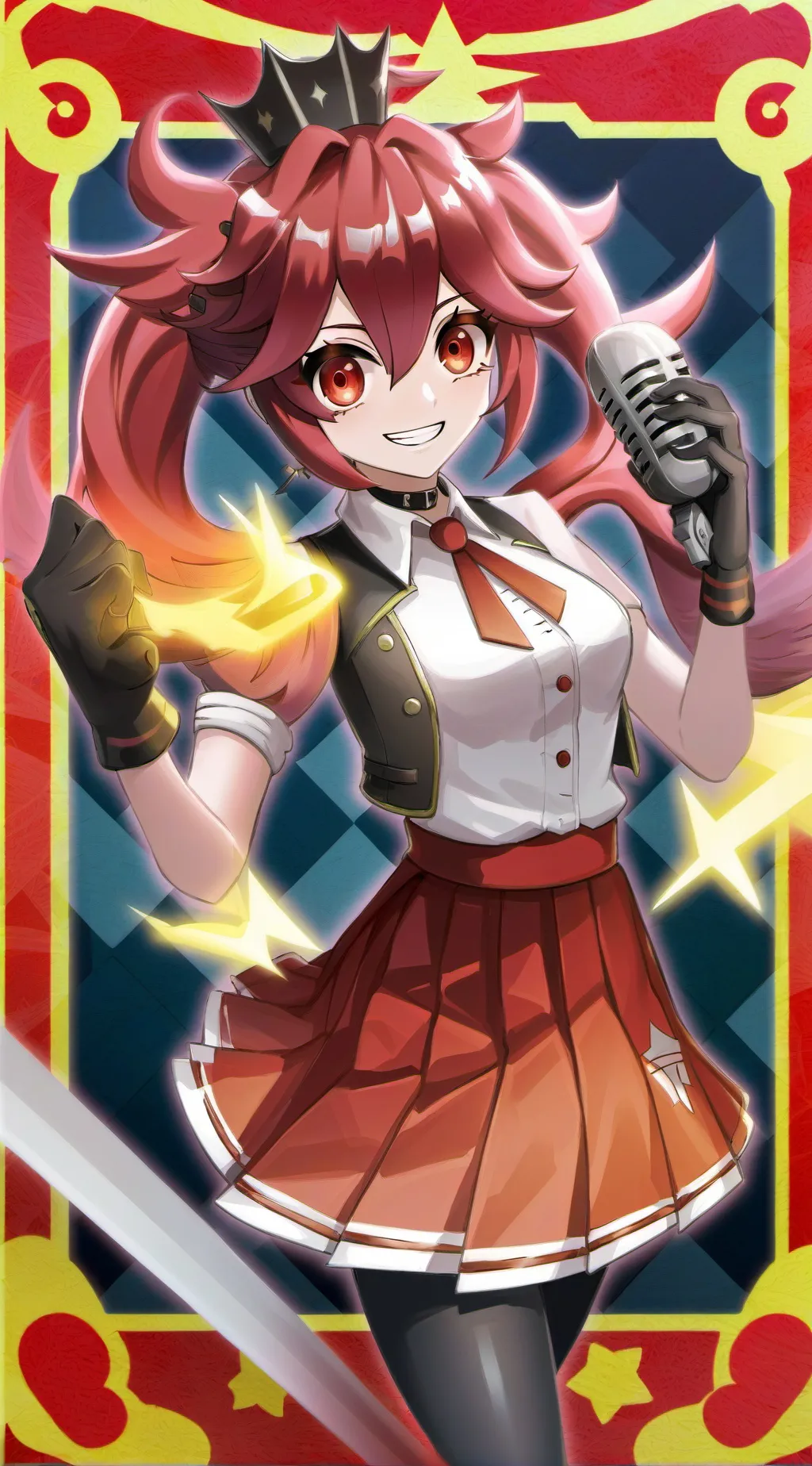 ai character: ☆ Kasane Teto! ☆ background
