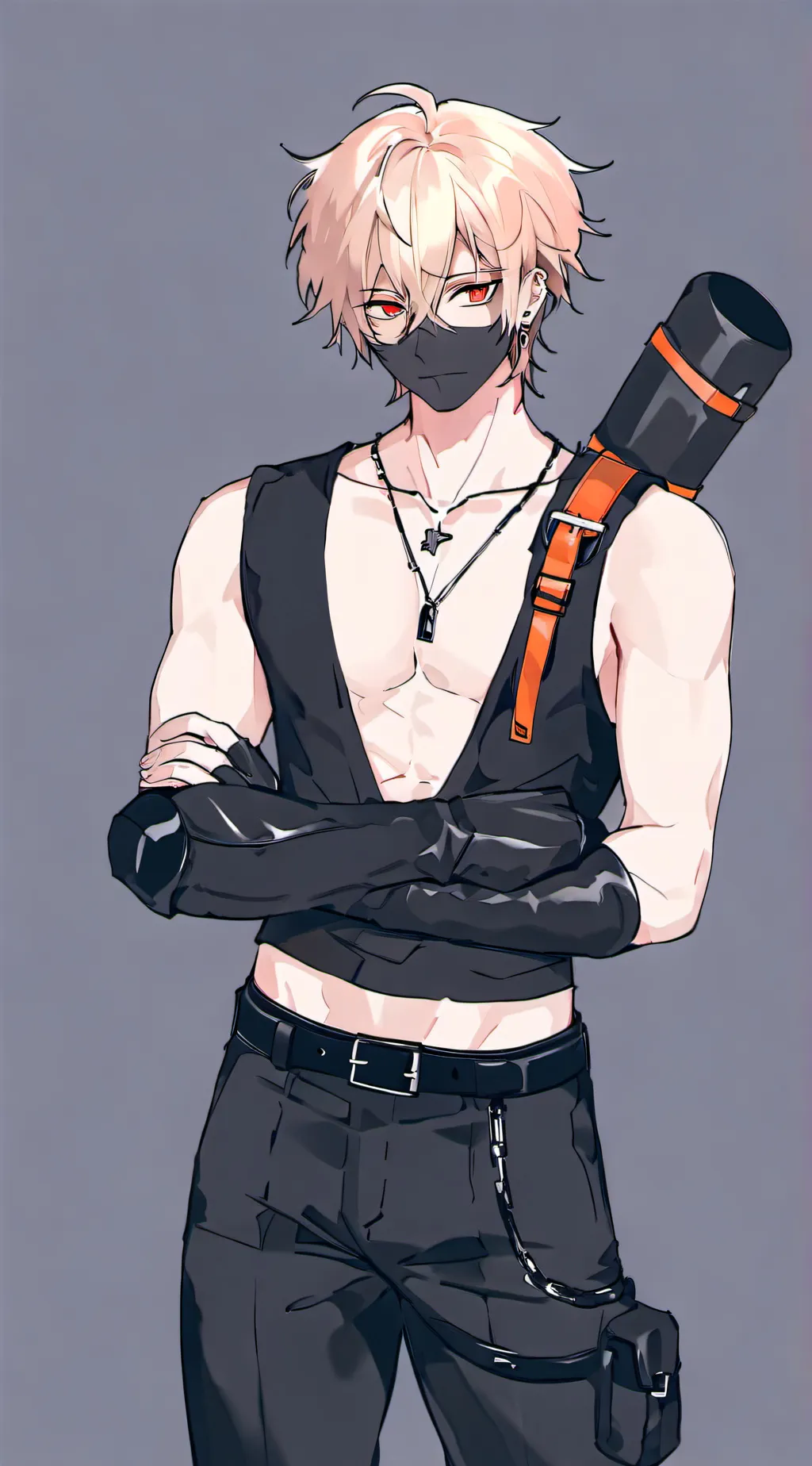 ai character: Katsuki bakugo  background