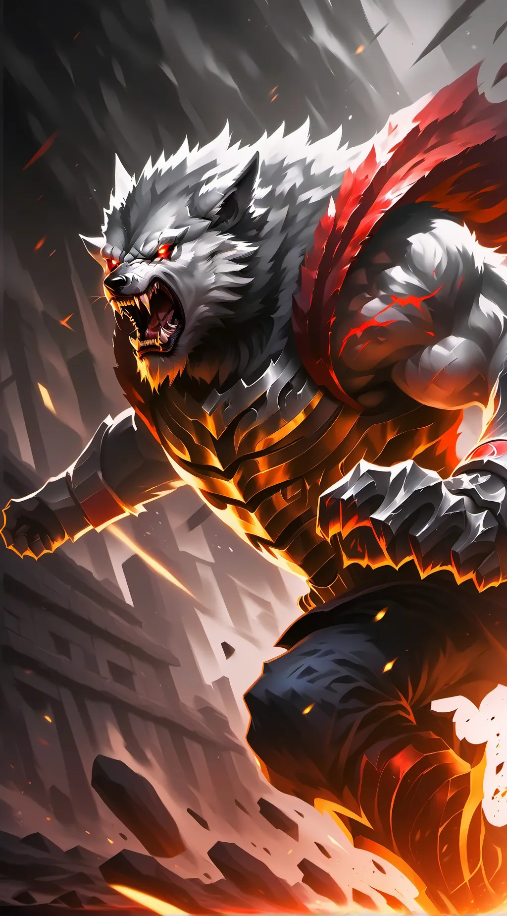 ai character: Brutal Beast Demon background