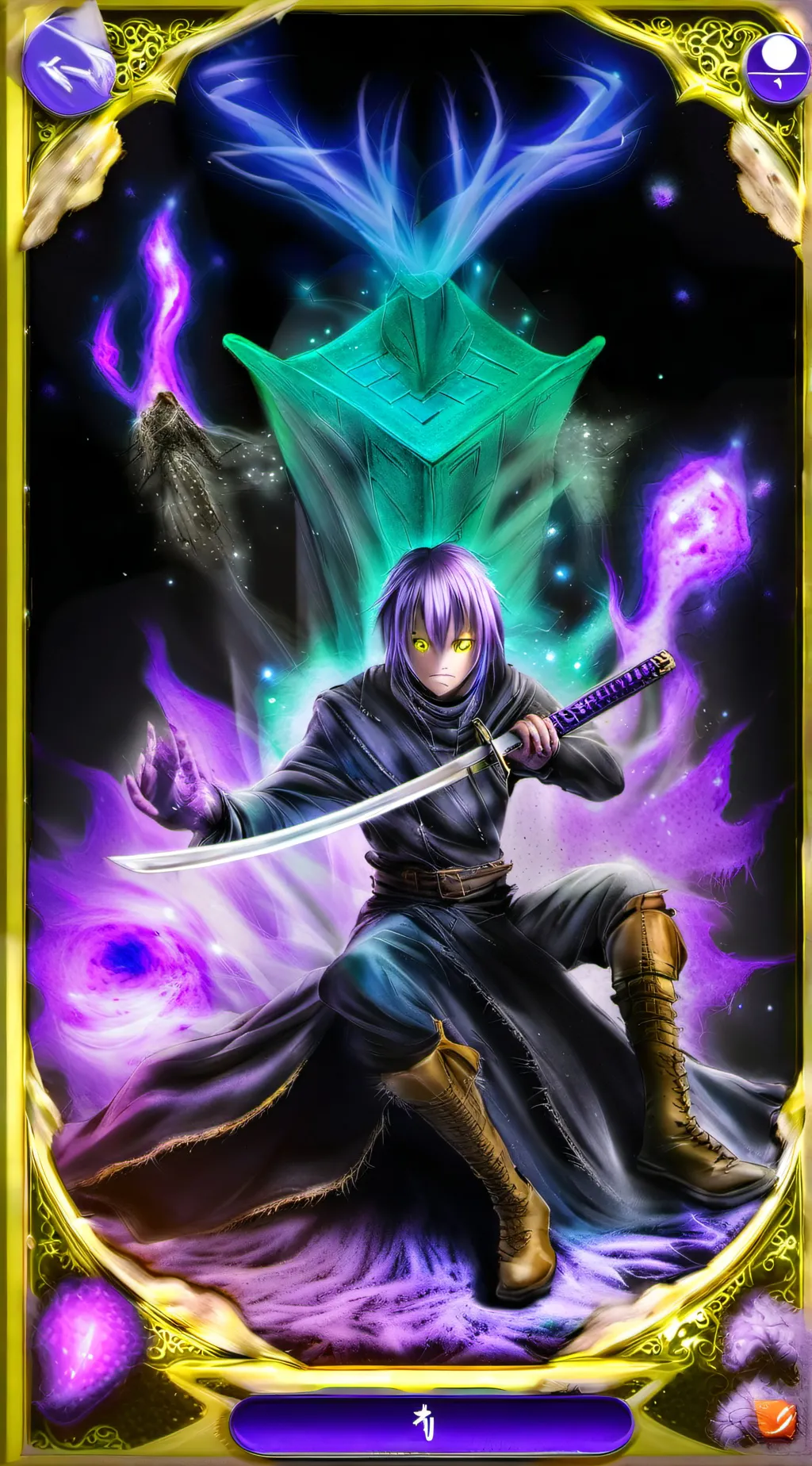 ai character: Kny x Rimuru background