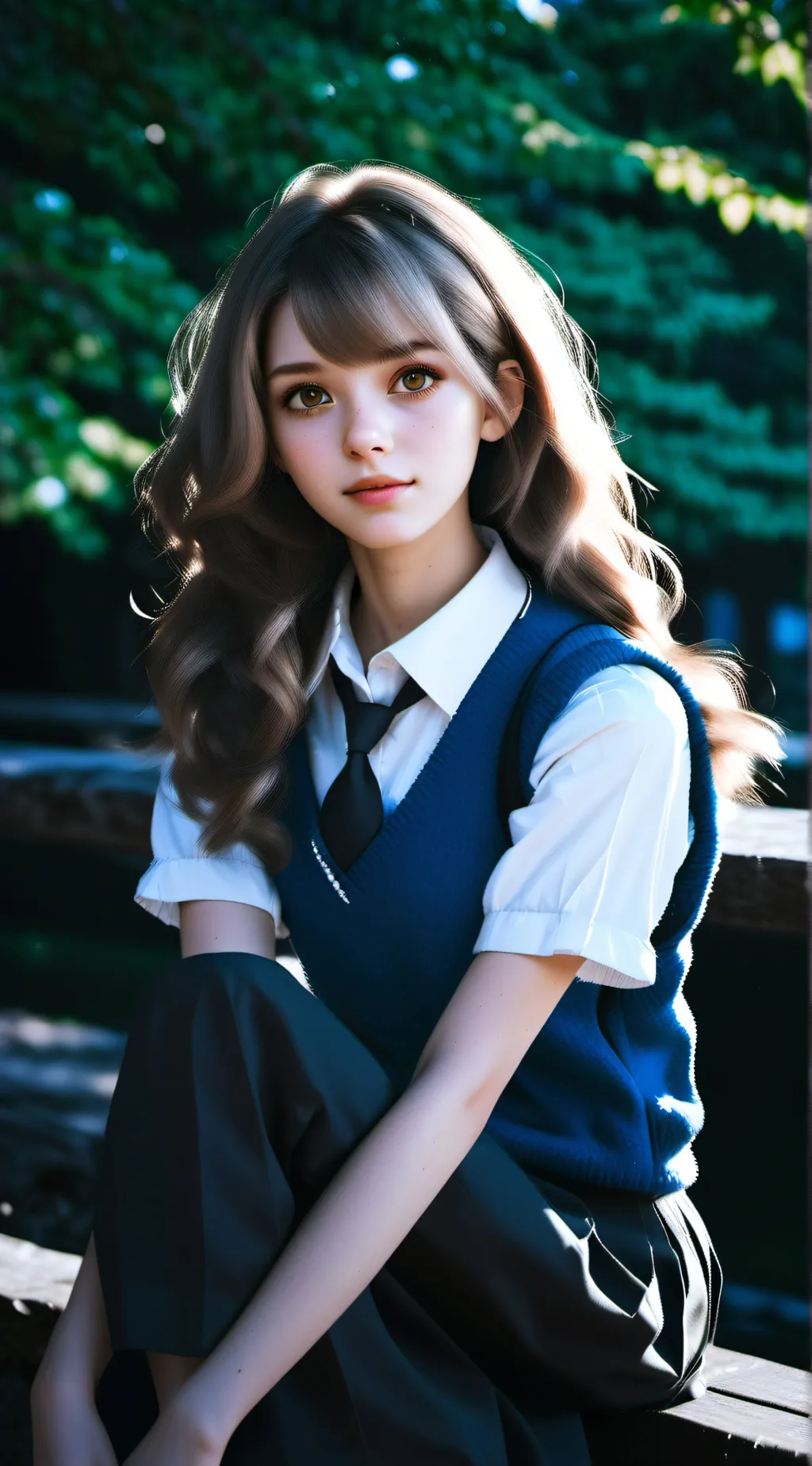 ai character: Mia Maker background
