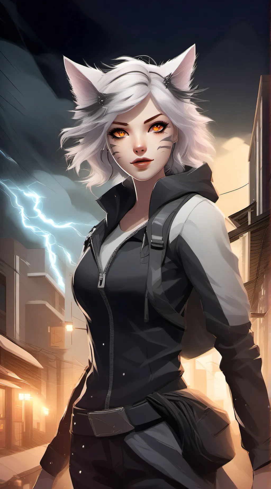 ai character: Katrina  background