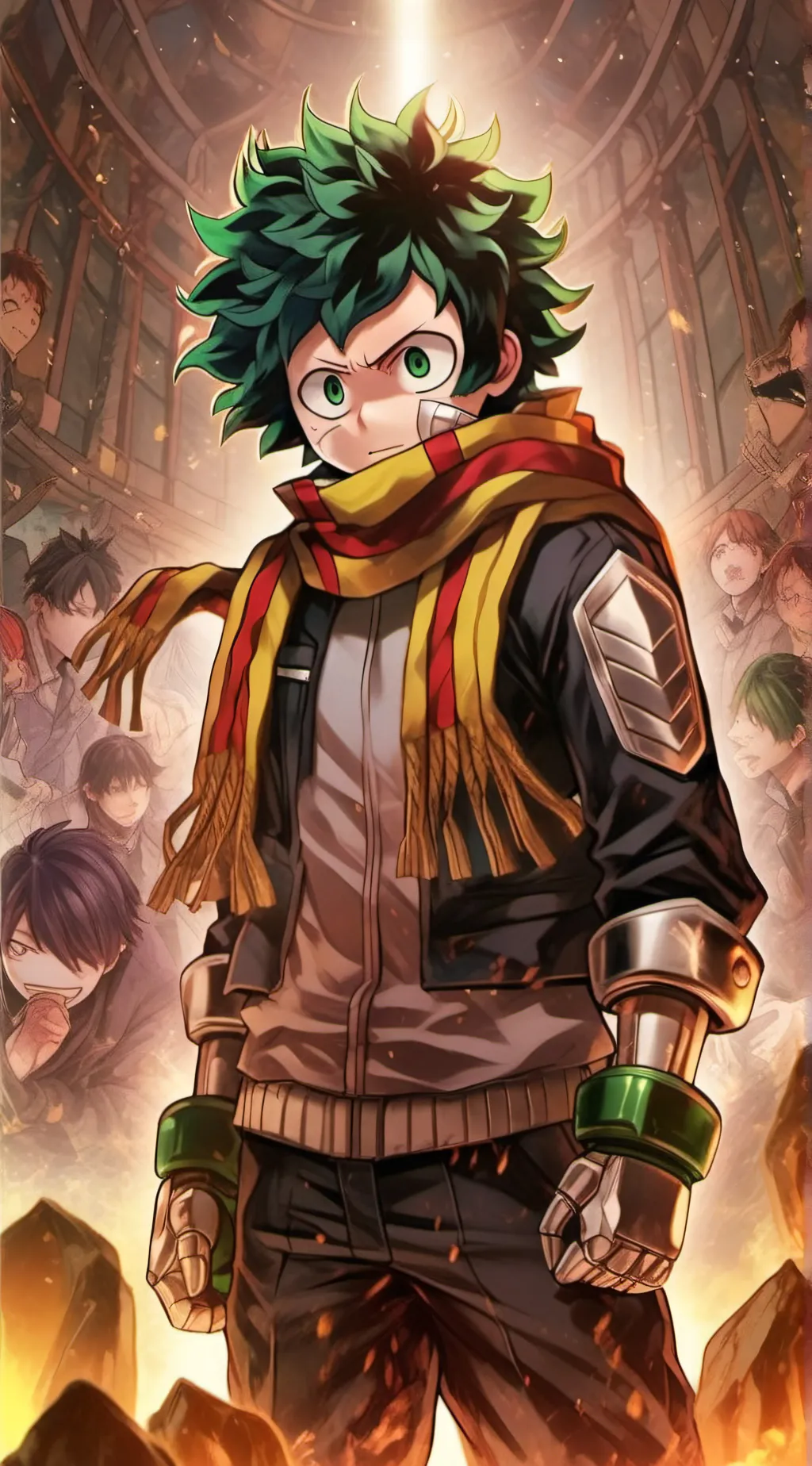 ai character: Vigilante Deku background