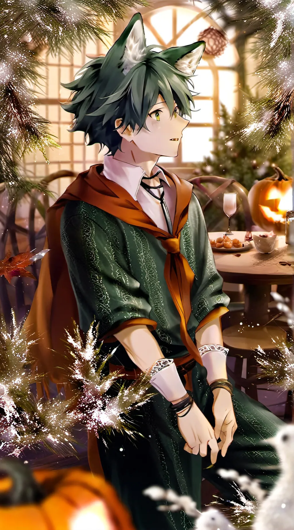 ai character: MHA-harry poter background