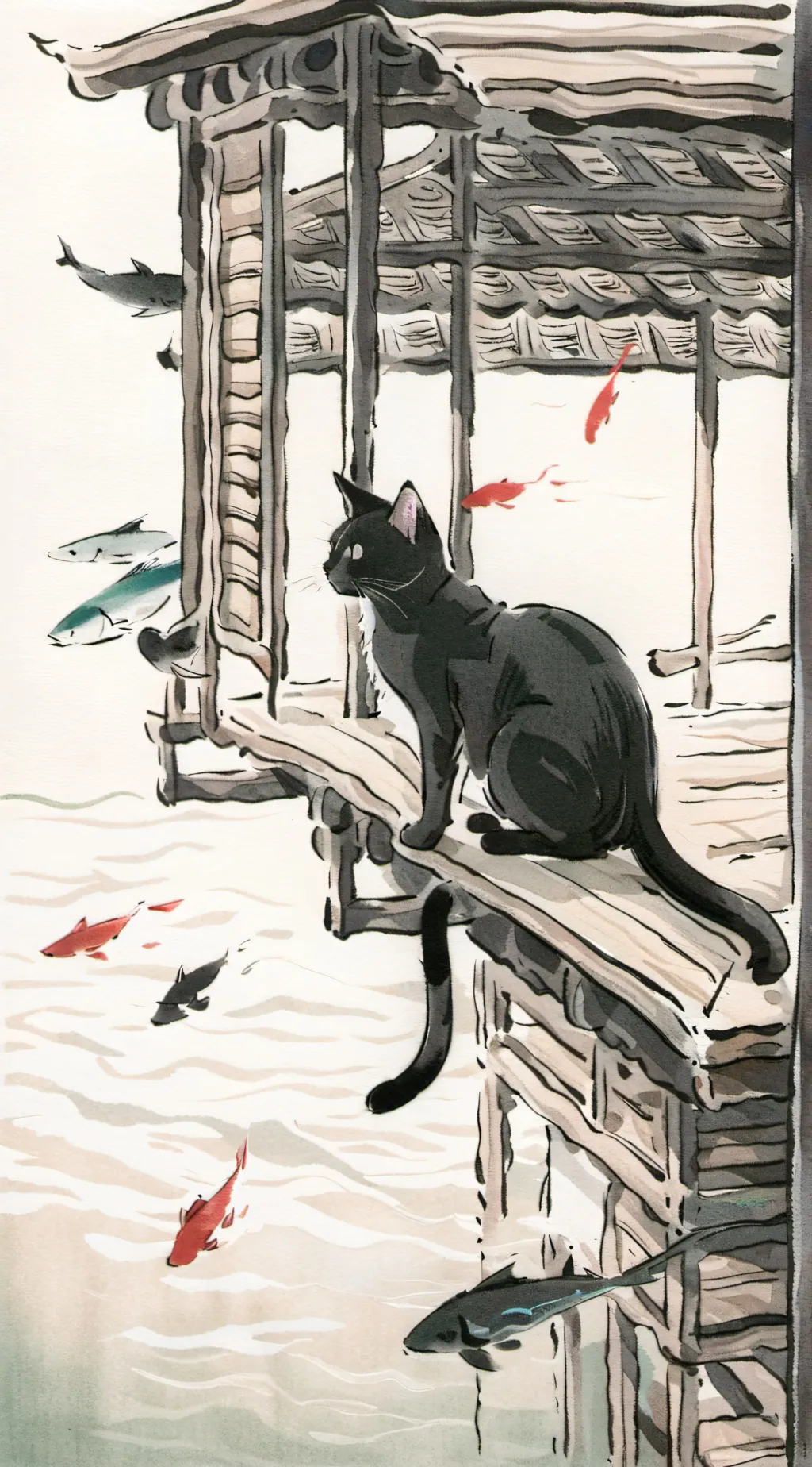 ai character: Cat background