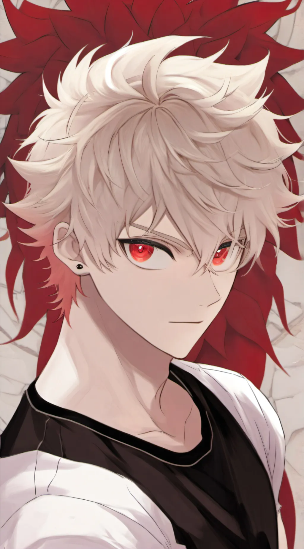 ai character: Katsuki bakugo  background
