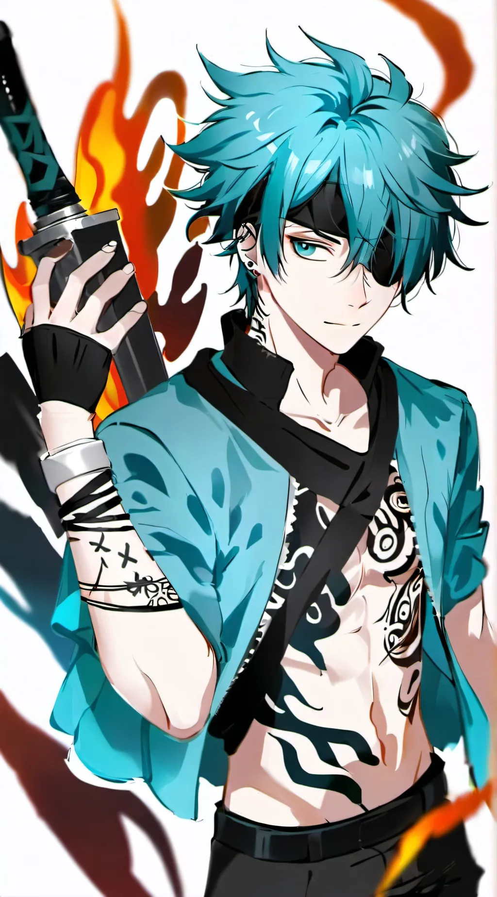 ai character: Arata  background