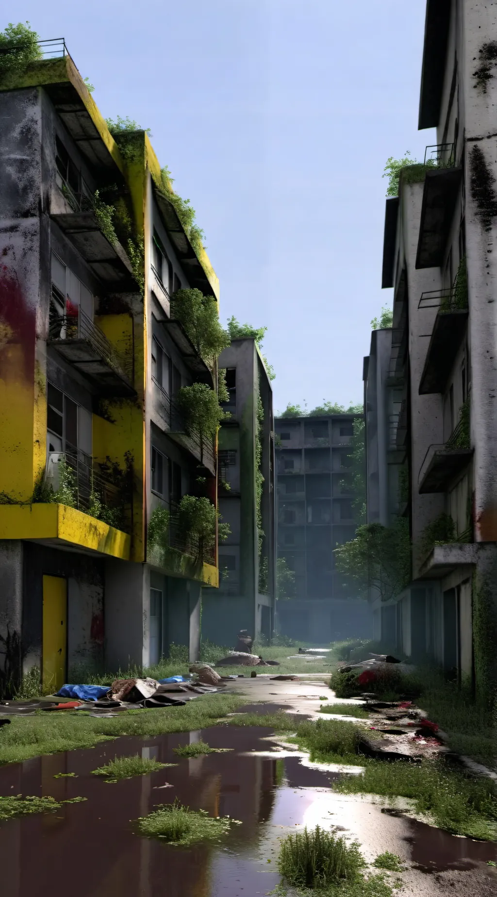 ai character: Silent Town  background