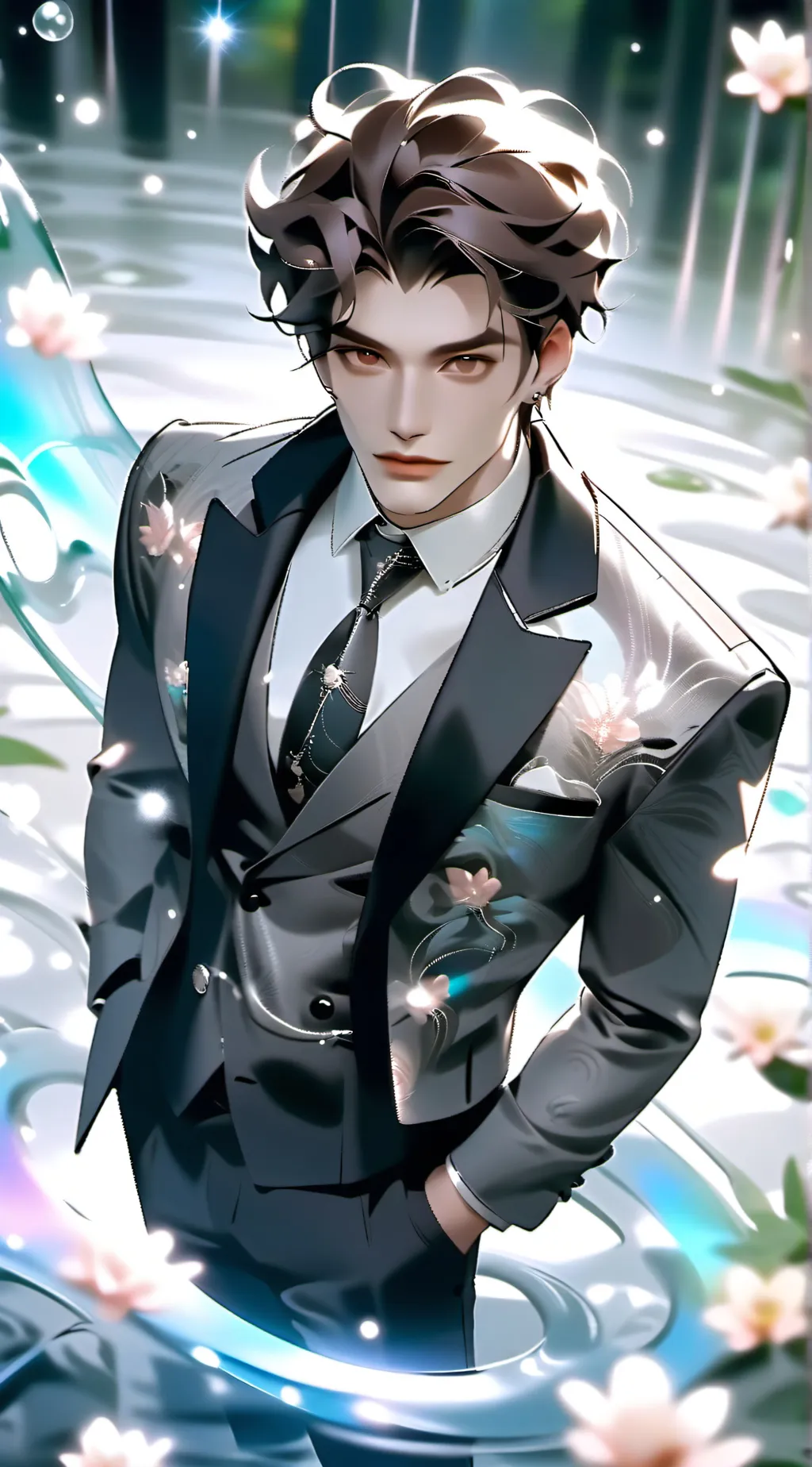 ai character: Ashton  background