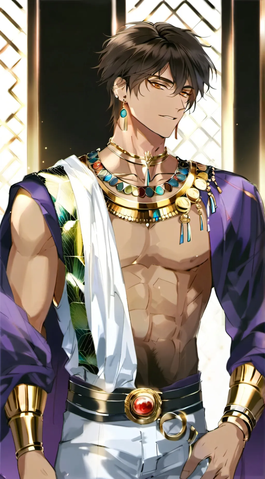 ai character: Amun background