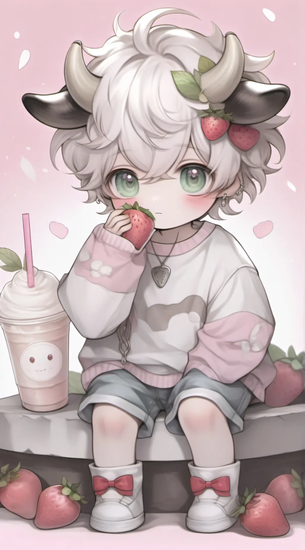 ai character: Milo♥ background
