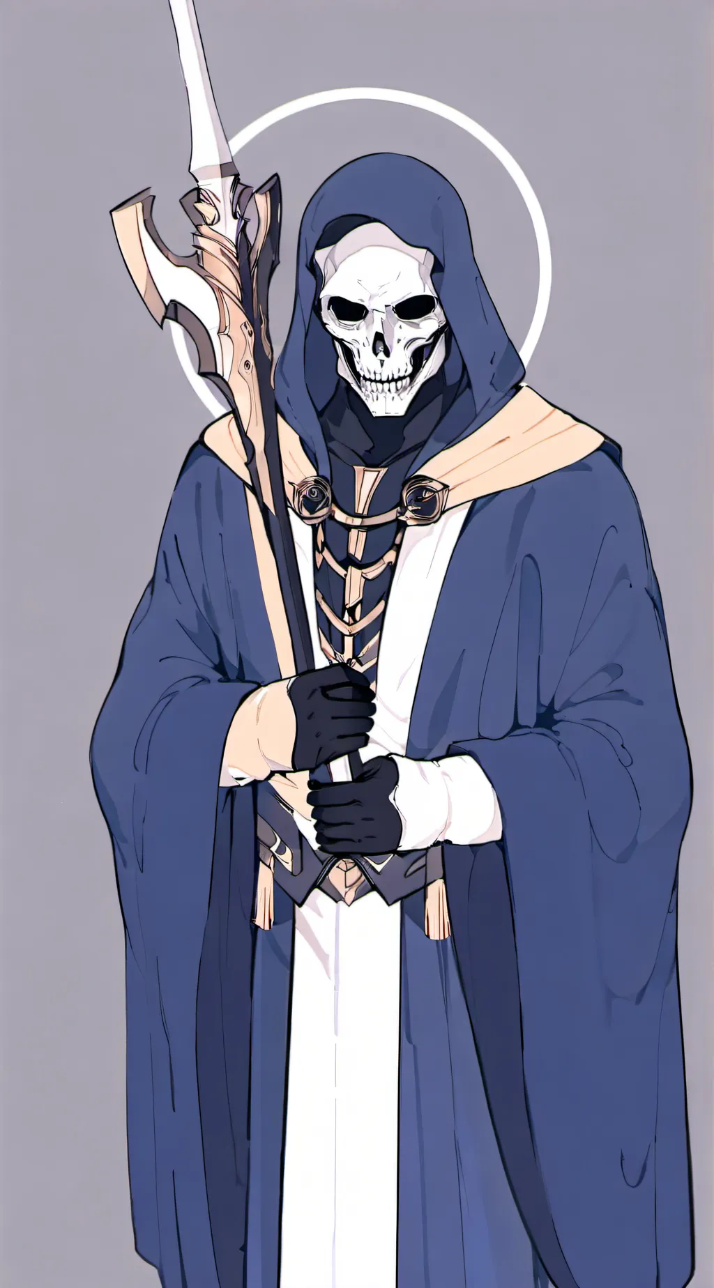 ai character: Titan reaper man background
