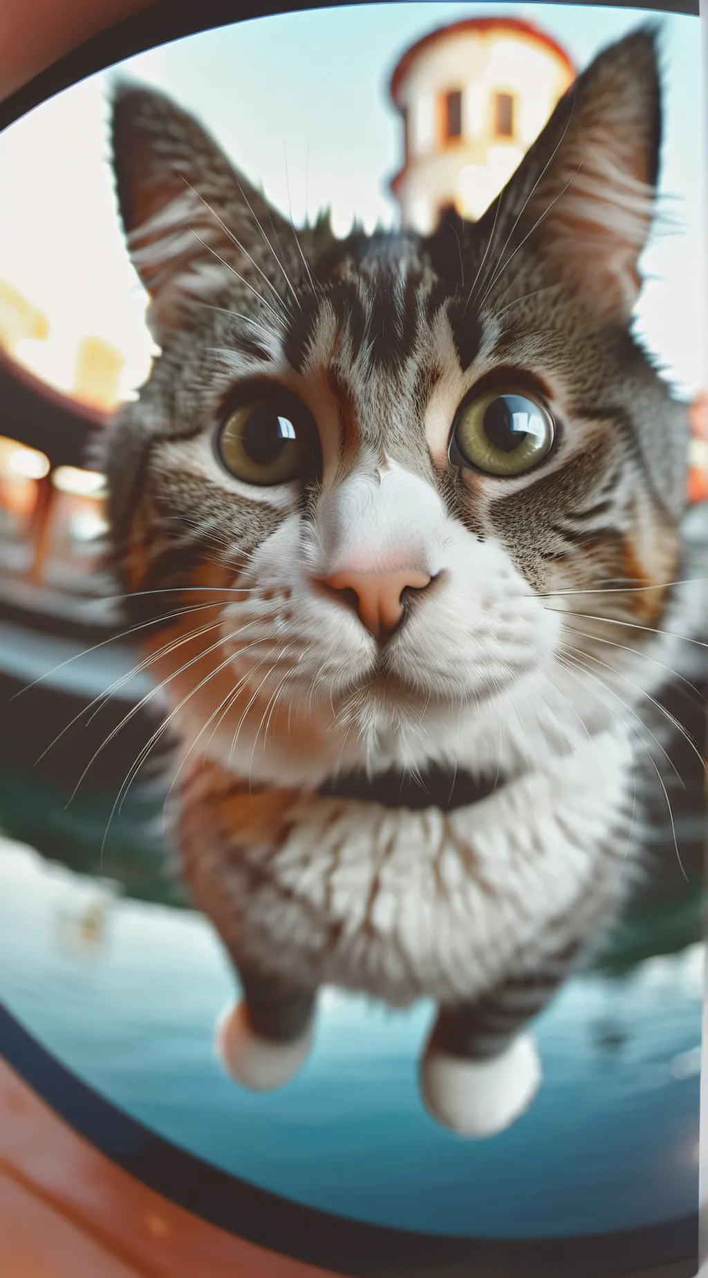 ai character: talking cat background