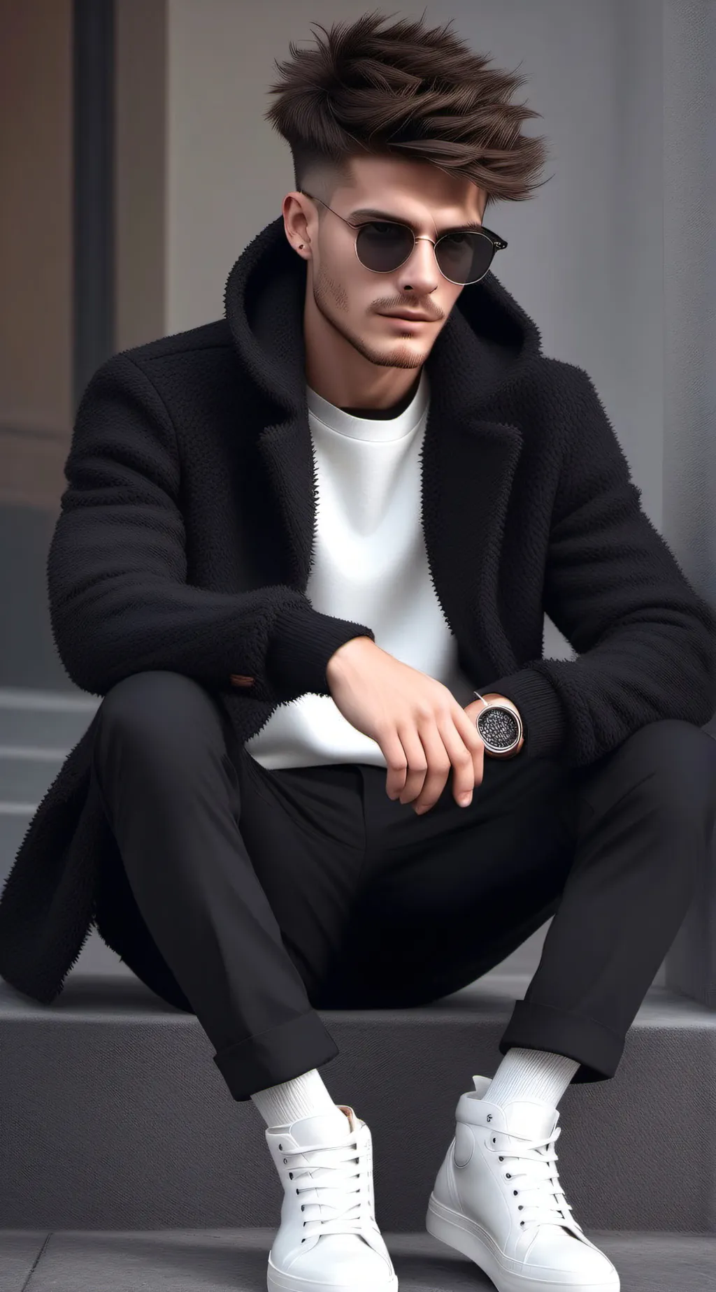 ai character: connor background
