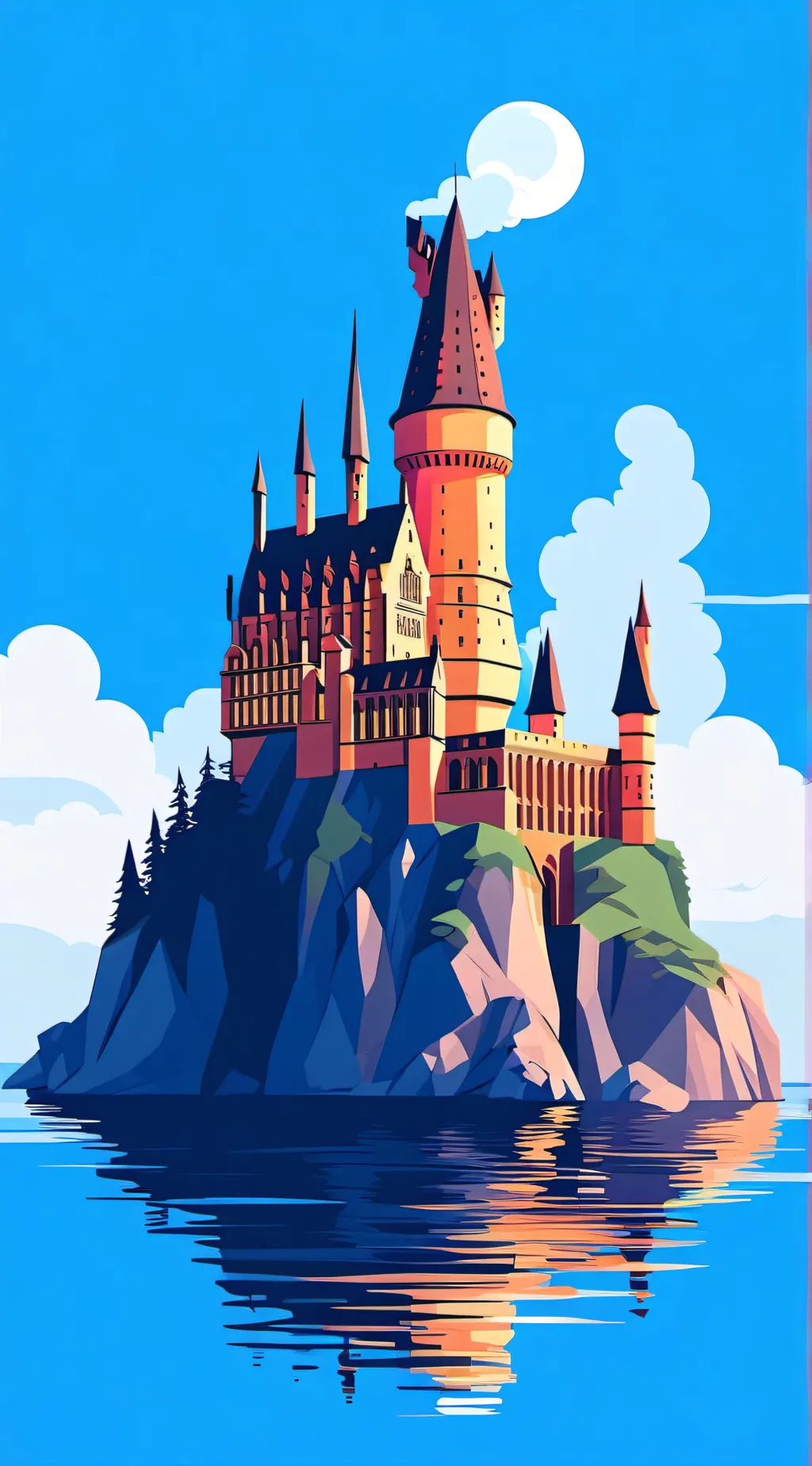 ai character: hogwarts  background