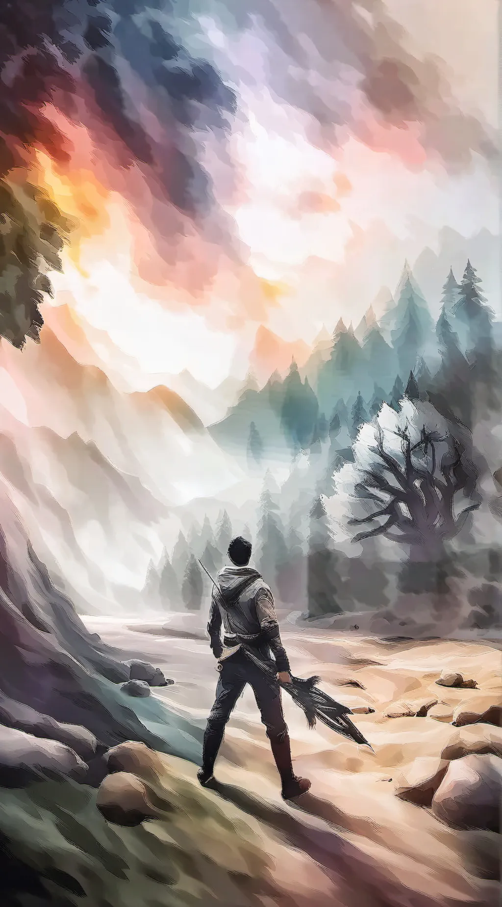 ai character: Fantasy world  background