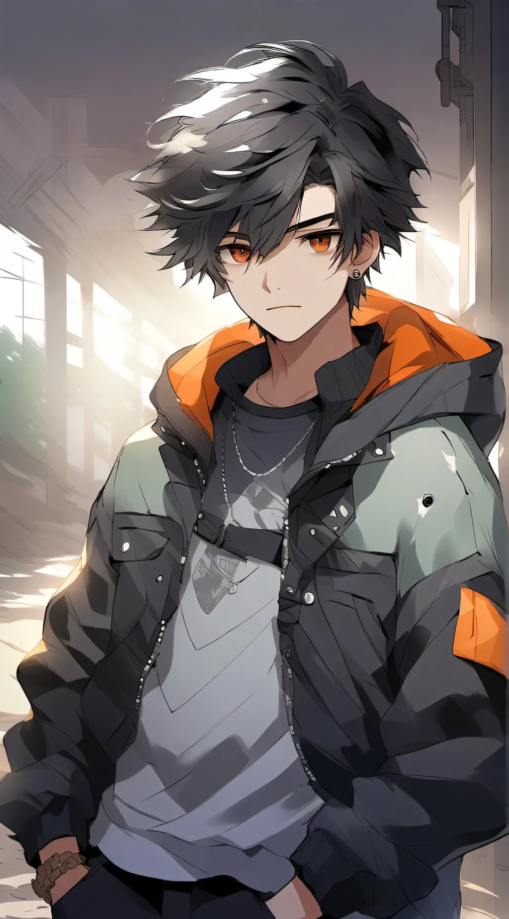 ai character: liam  background