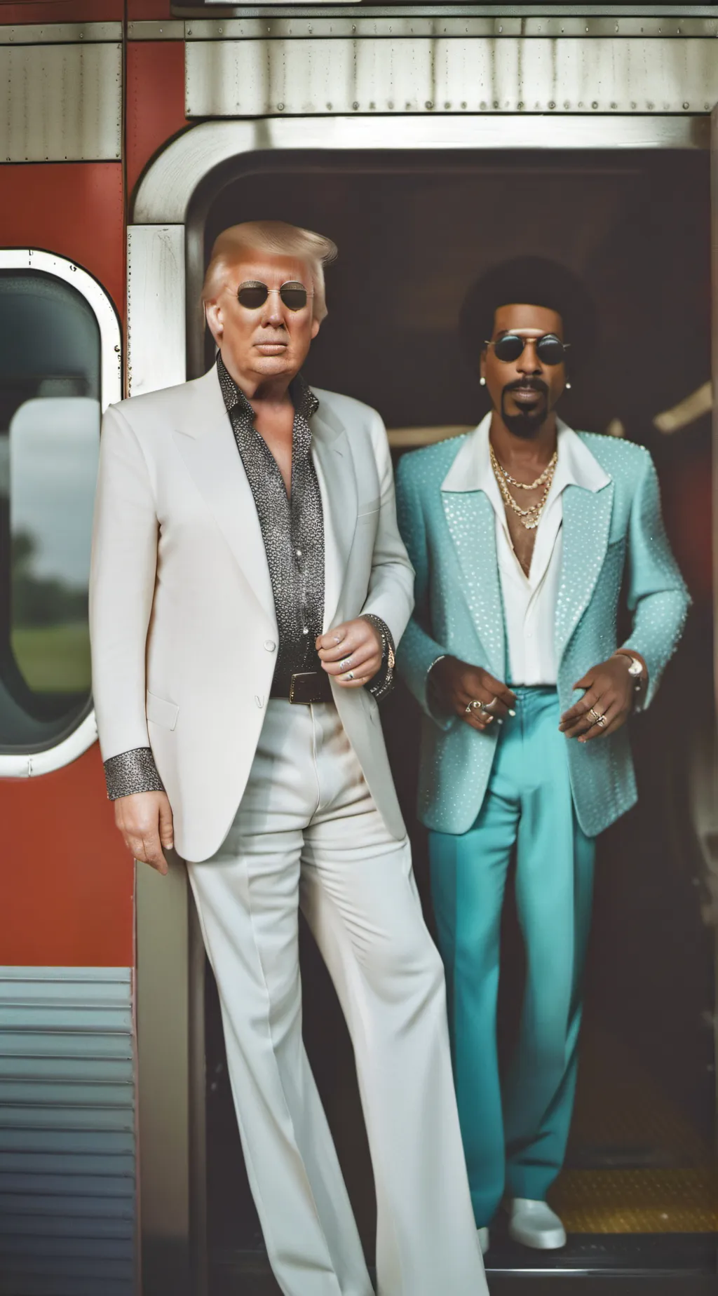 ai character: Donald Trump  background