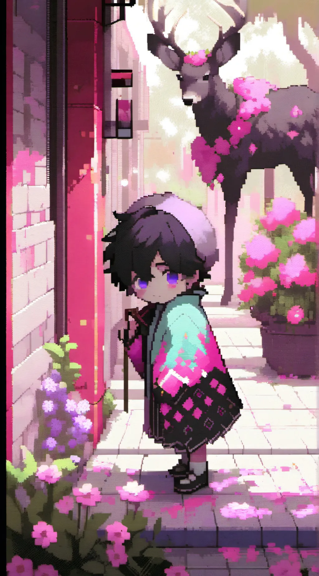 ai character: Billie eillish background