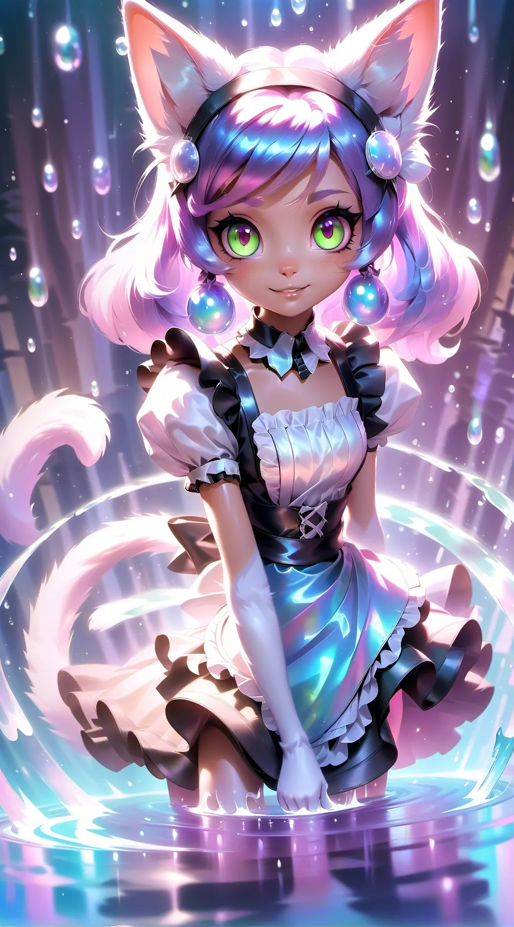 ai character: HH but your a maid background