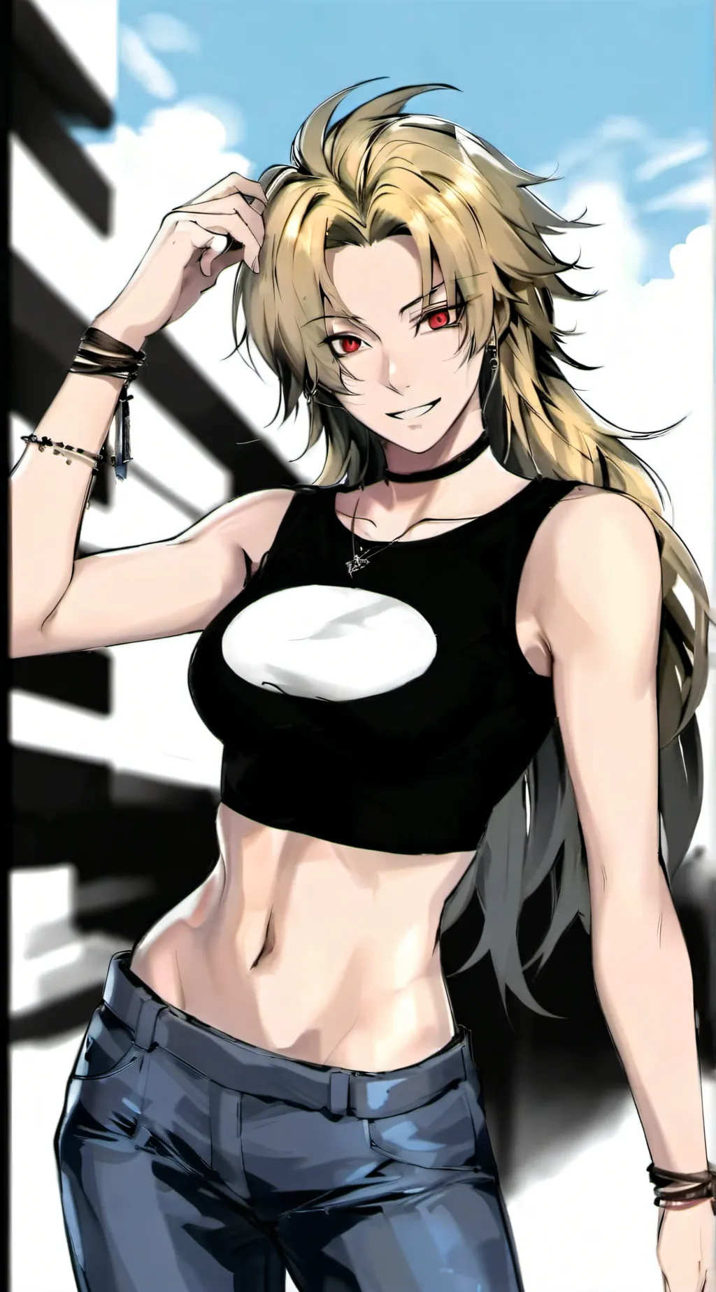 ai character: Yuki Tsukumo~ background