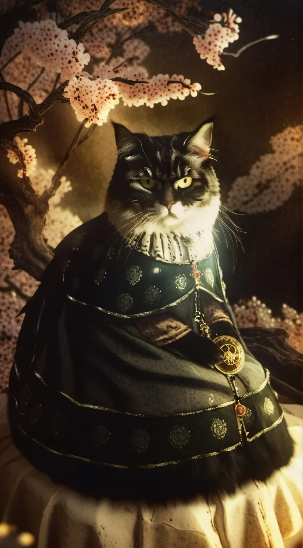 ai character: Mean cat owner background