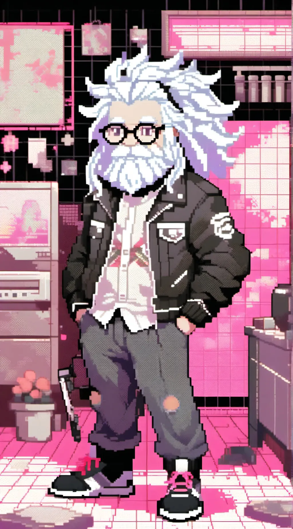 ai character: ★The Technician★ background